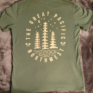 The Great Pacific Northwest Green Graphic Tee